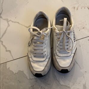 Versace White and Black womens Sneakers